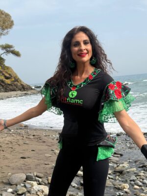 CAMISETA ITALIA NEGRA